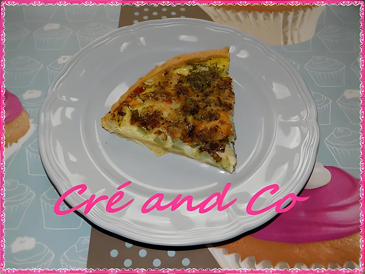 recette tarte à la courgette et au chèvre frais