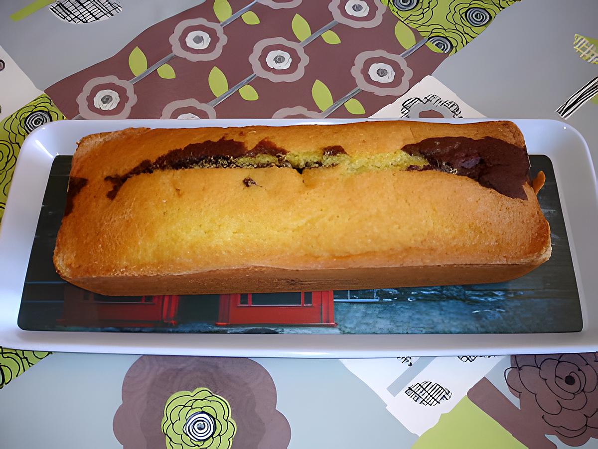 recette cake marbré (très moelleux)