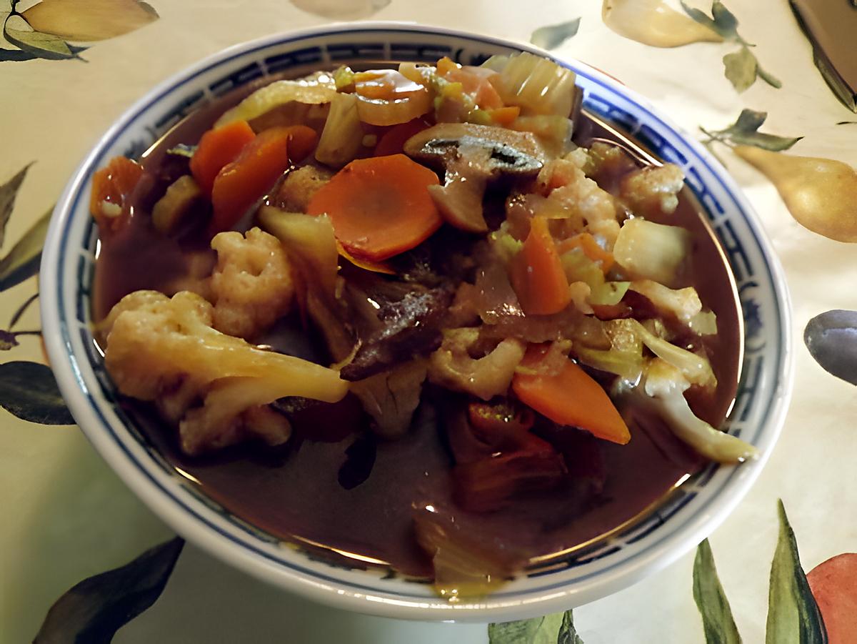 recette Soupe asiatique au poulet