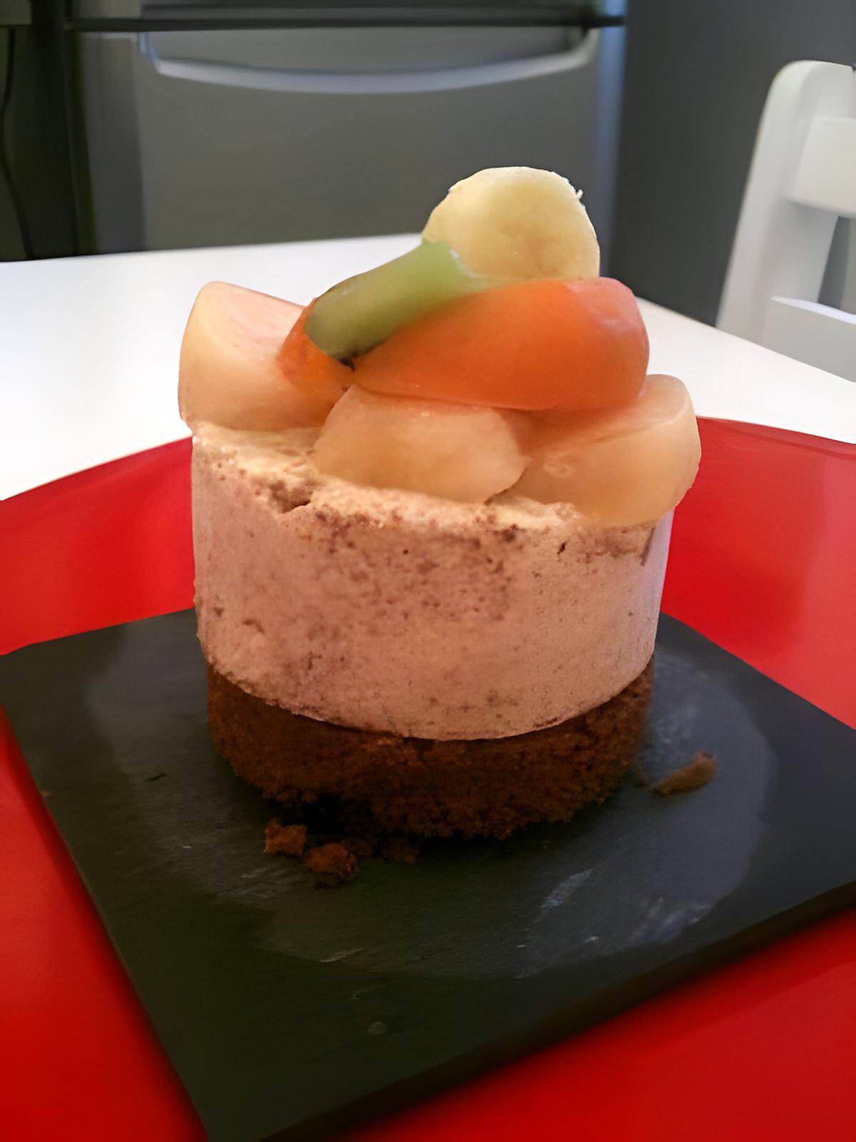 recette Parfait glacé vanille spéculos