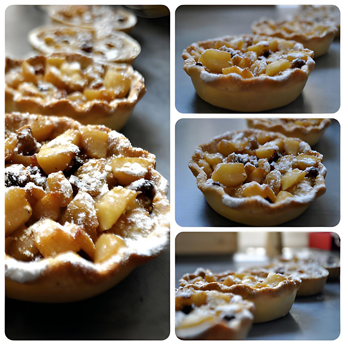 recette Tartelette Pomme Tatin aux Amandes