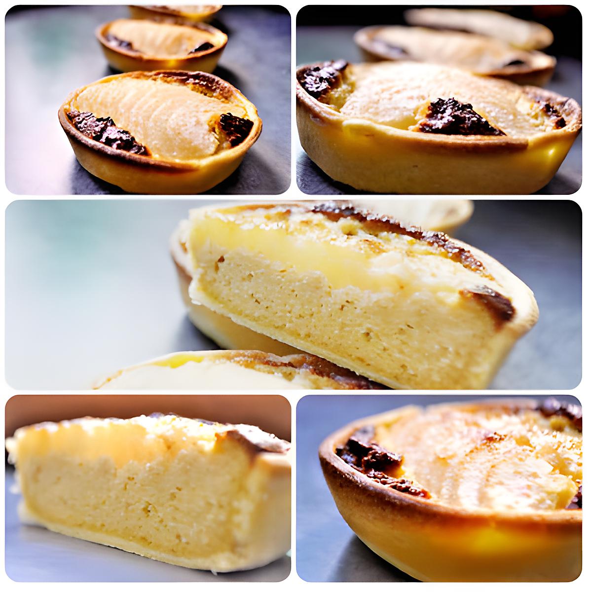 recette Tartelettes au poire : sans sucre.