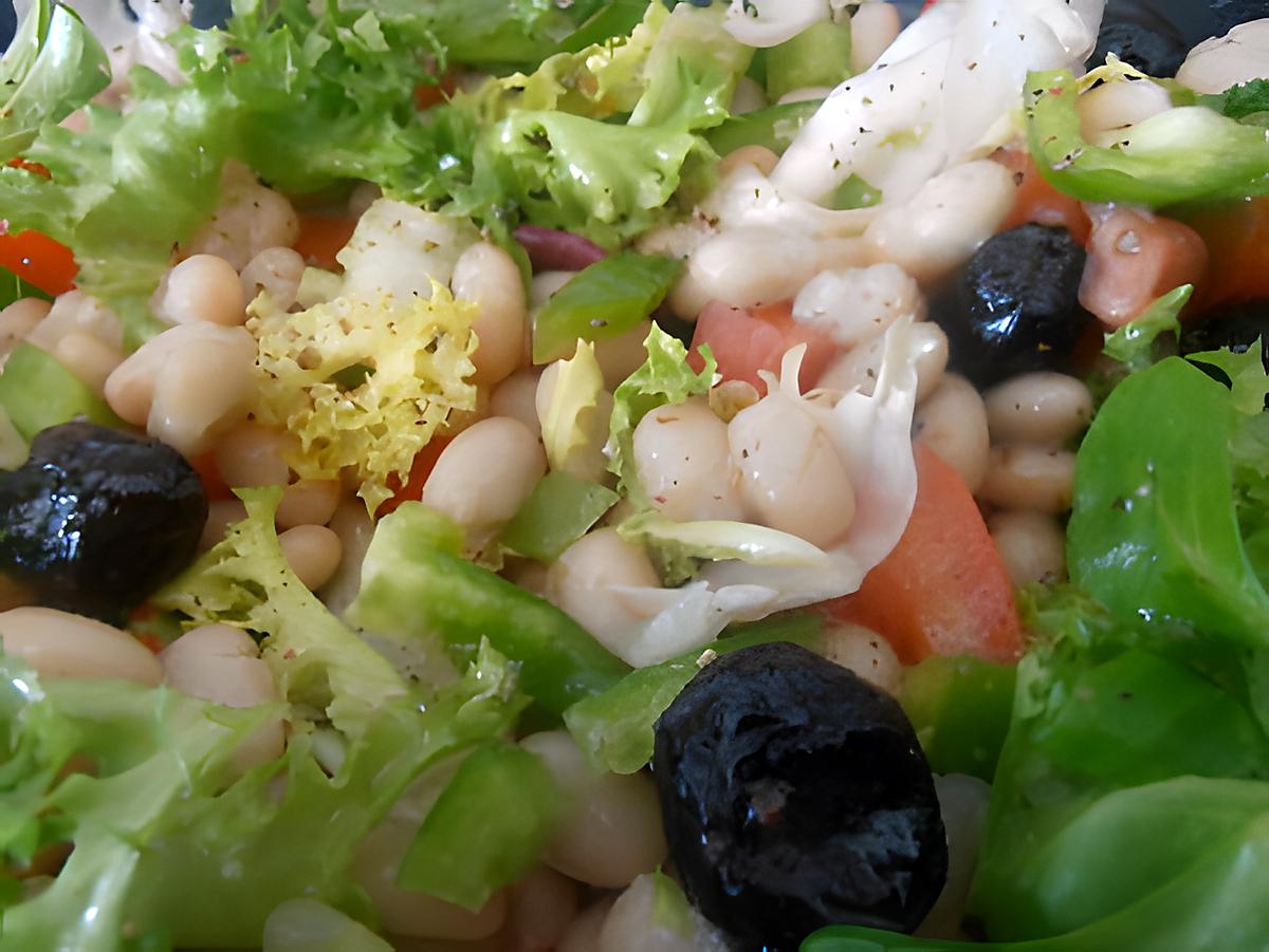 recette salade d'haricots blancs