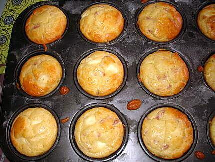 recette Muffins aux lardons et vache qui rit