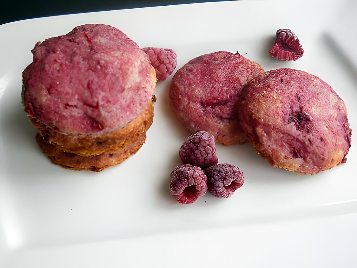 recette Cookies aux framboises