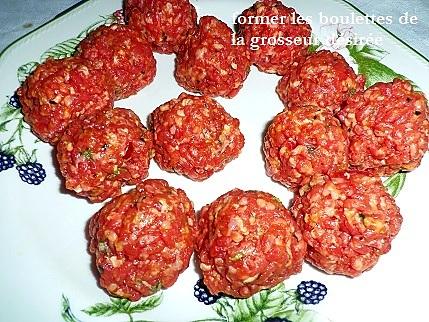 recette Boulettes de bœuf épicées