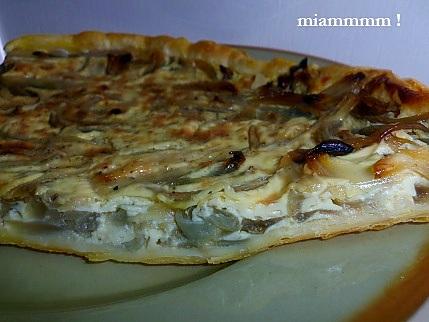 recette Tarte à l’oignon rouge