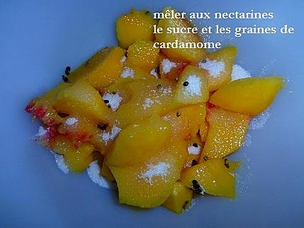 recette Tiramisu aux nectarines jaunes et Limoncello