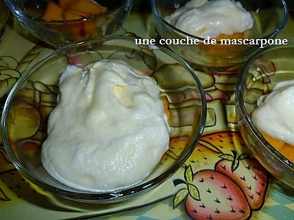 recette Tiramisu aux nectarines jaunes et Limoncello