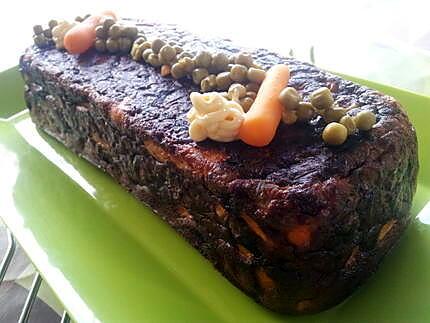 recette Terrine de petits pois et carottes