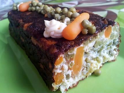 recette Terrine de petits pois et carottes