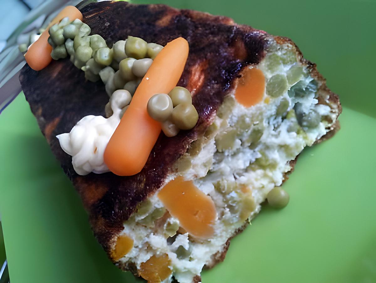 recette Terrine de petits pois et carottes