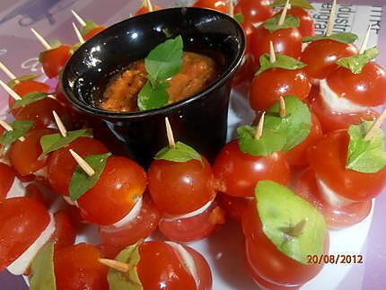 recette farandole italienne, sauce au basilic