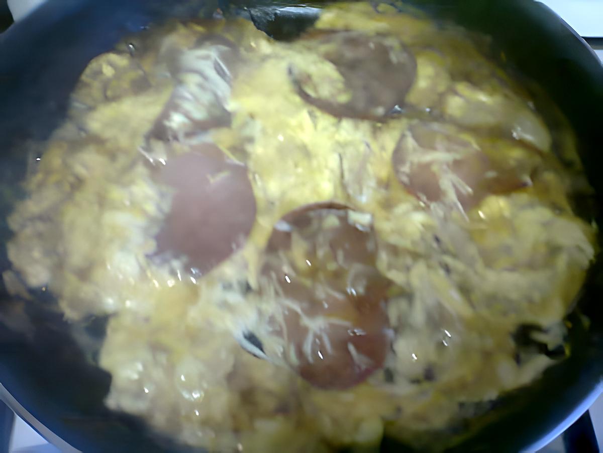 recette mon omelette bacon fromage