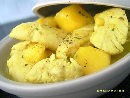 recette mini tajine de poulet à la mangue