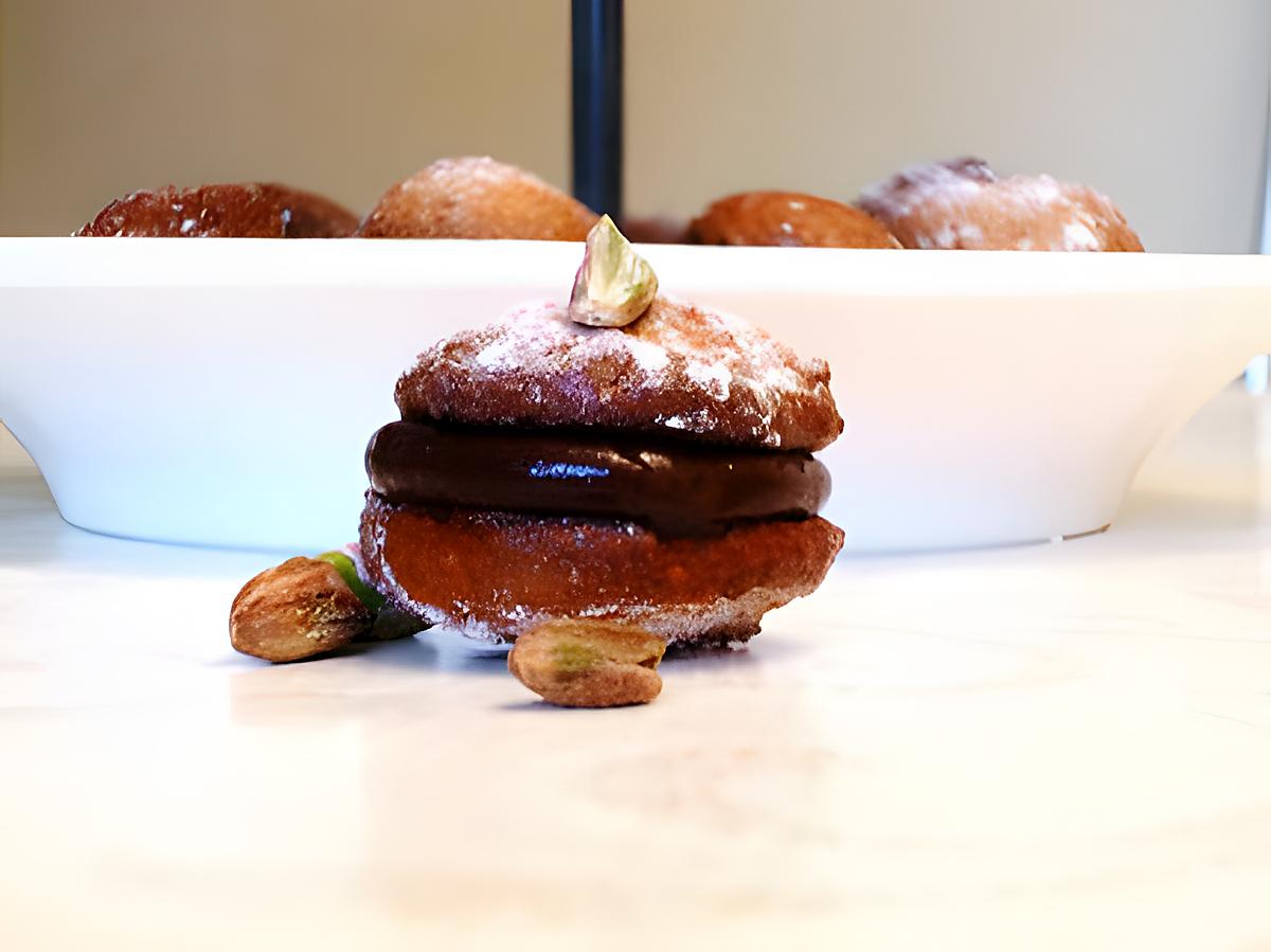 recette Macarons à l'ancienne, tonka, chocolat, pistache