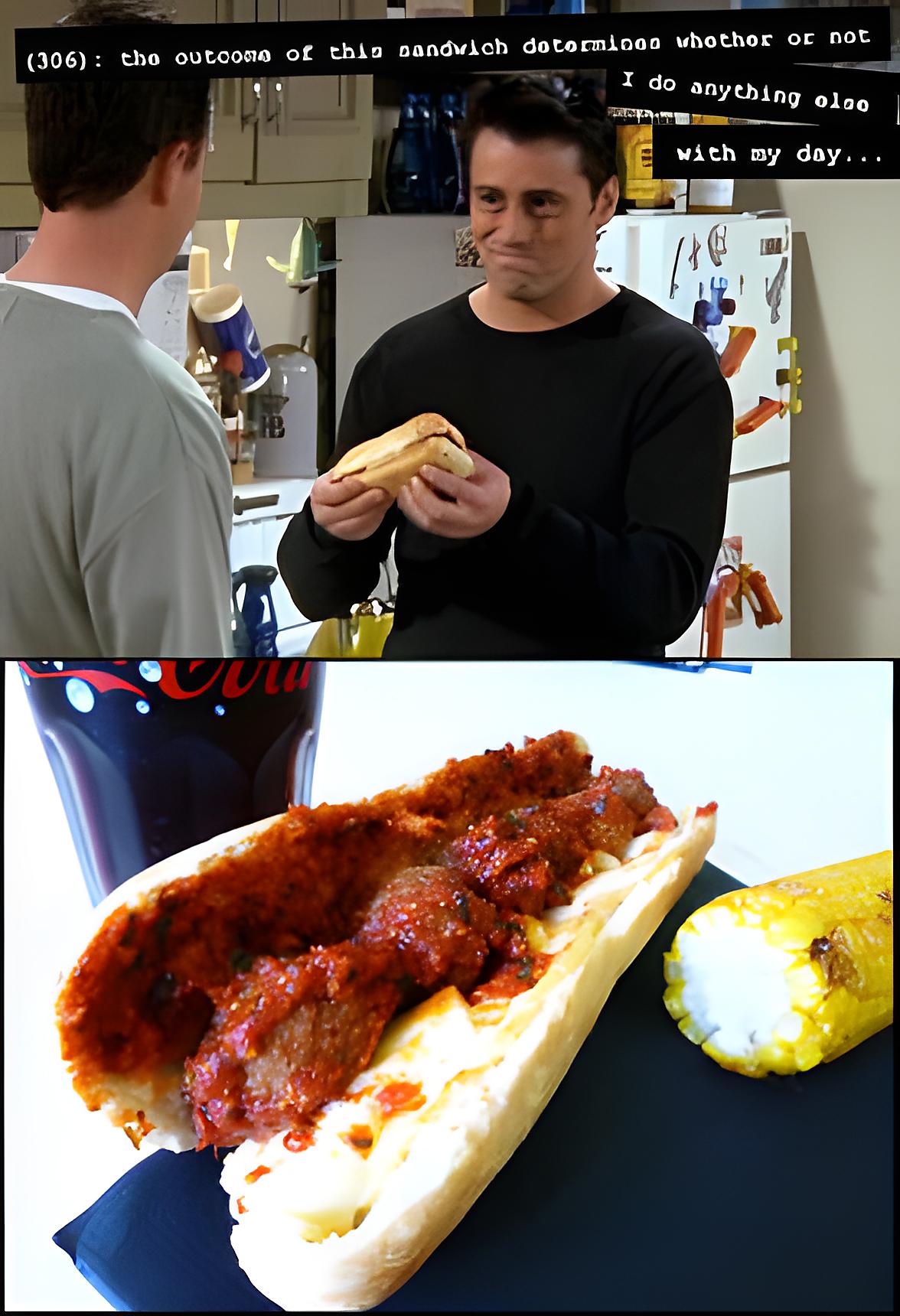 recette Le sandwich aux boulettes de Joey