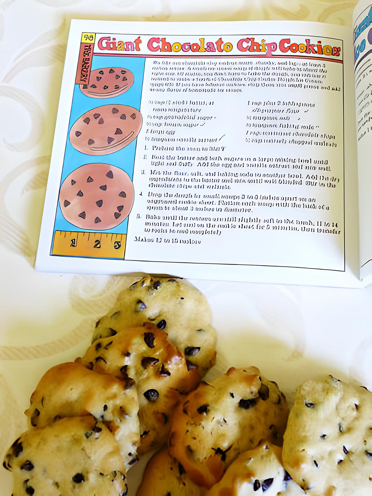 recette Giant cookies de Ben & Jerry's