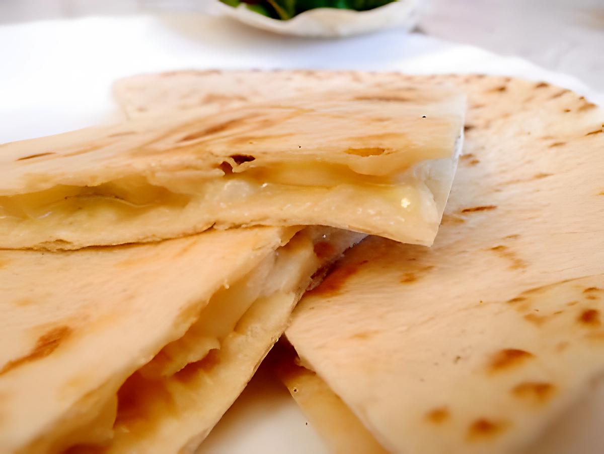 recette Quesadillas au fromage et poulet