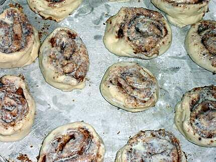 recette Brioches roulées,à la pâte magique