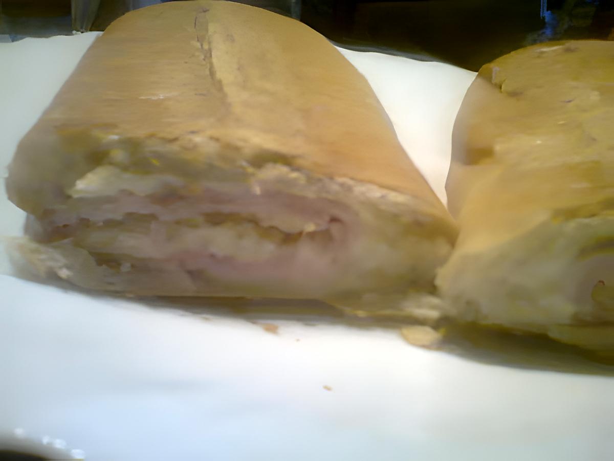 recette pannini fromage jambon