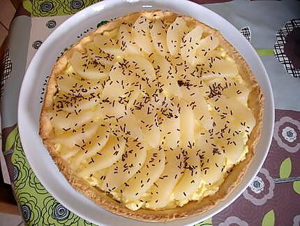 recette tarte aux poires et citron