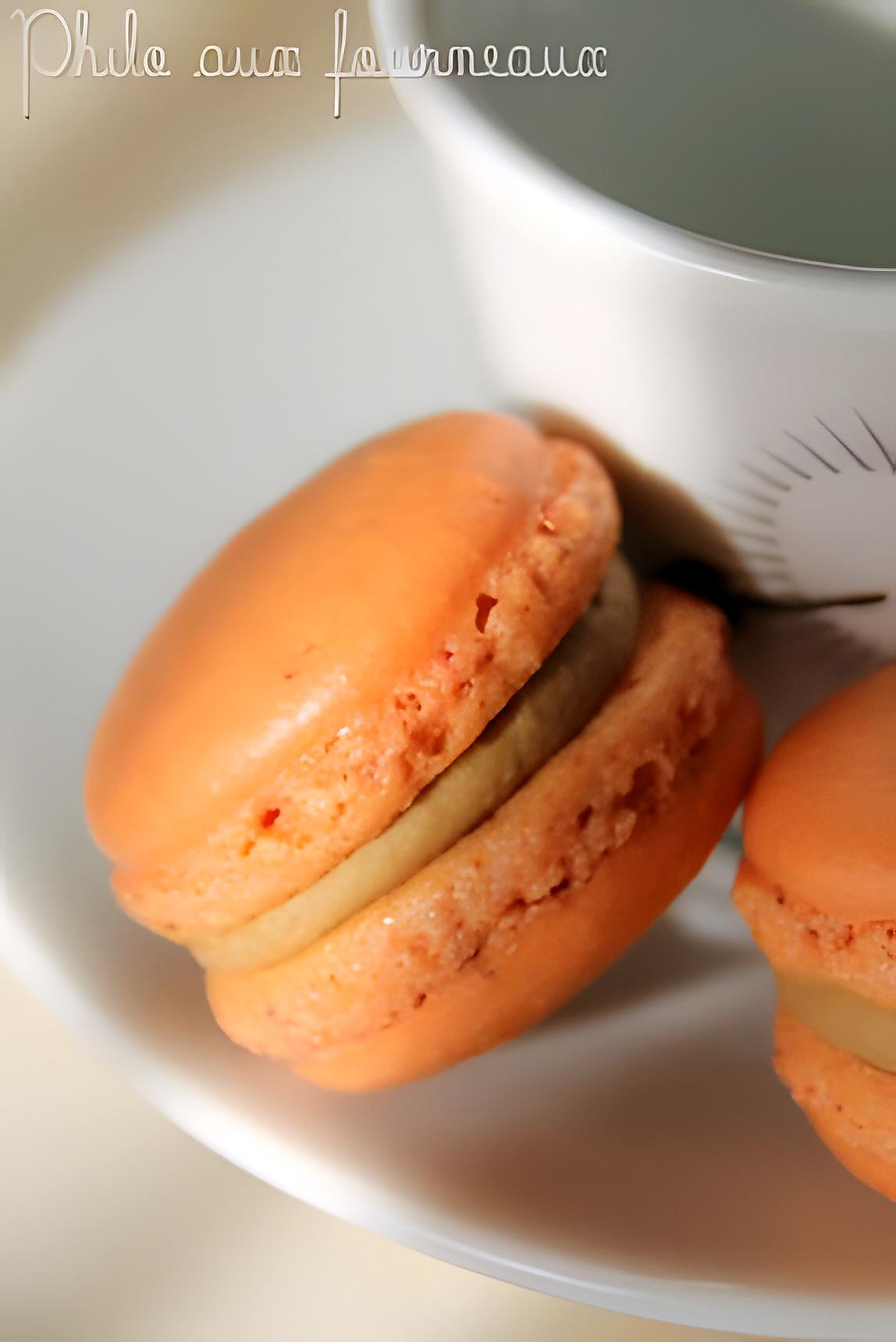 recette Macarons ganache montée au café