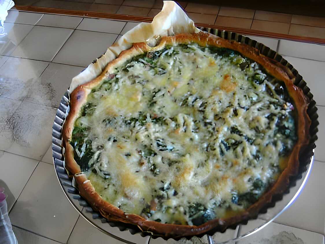 Recette de Ma quiche aux épinards