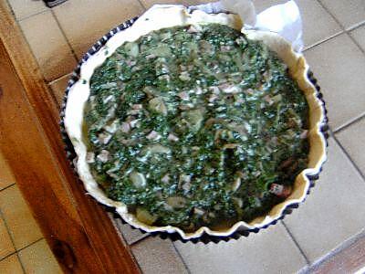 recette Ma quiche aux épinards