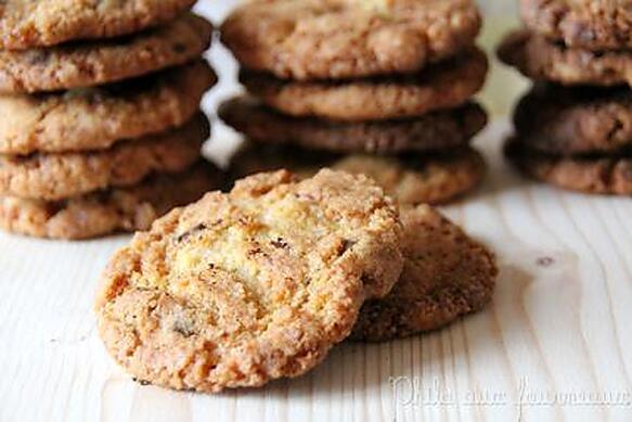 recette Cookies à la pistache, chocolat & piment d'Espelette