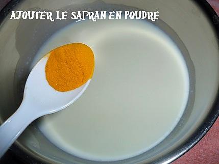 recette Purée de pommes de terre au safran et au sésame