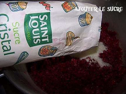 recette Confiture de framboises express