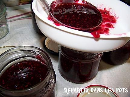 recette Confiture de framboises express