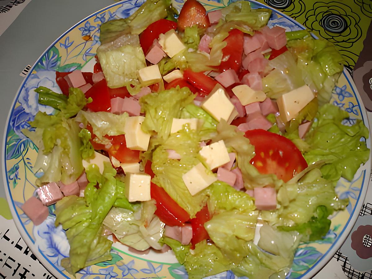 recette Salade  composée