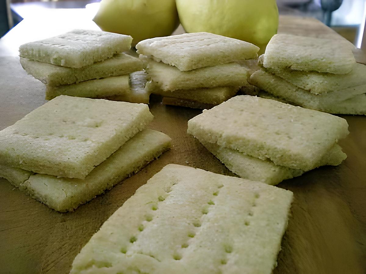 recette Biscuits à l'huile d'olive, citron et vanille