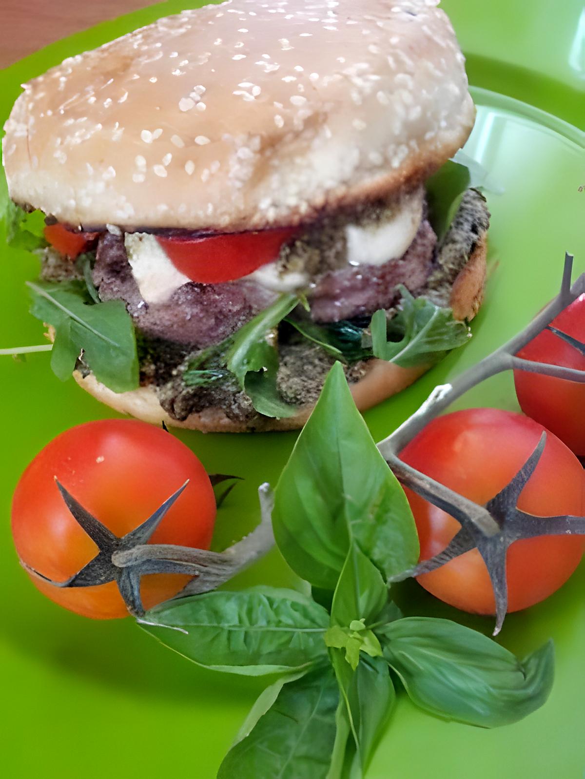 recette Burgers à l'italienne