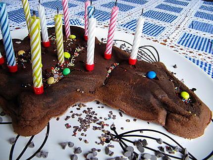 recette Gateau d'anniversaire au chocolat