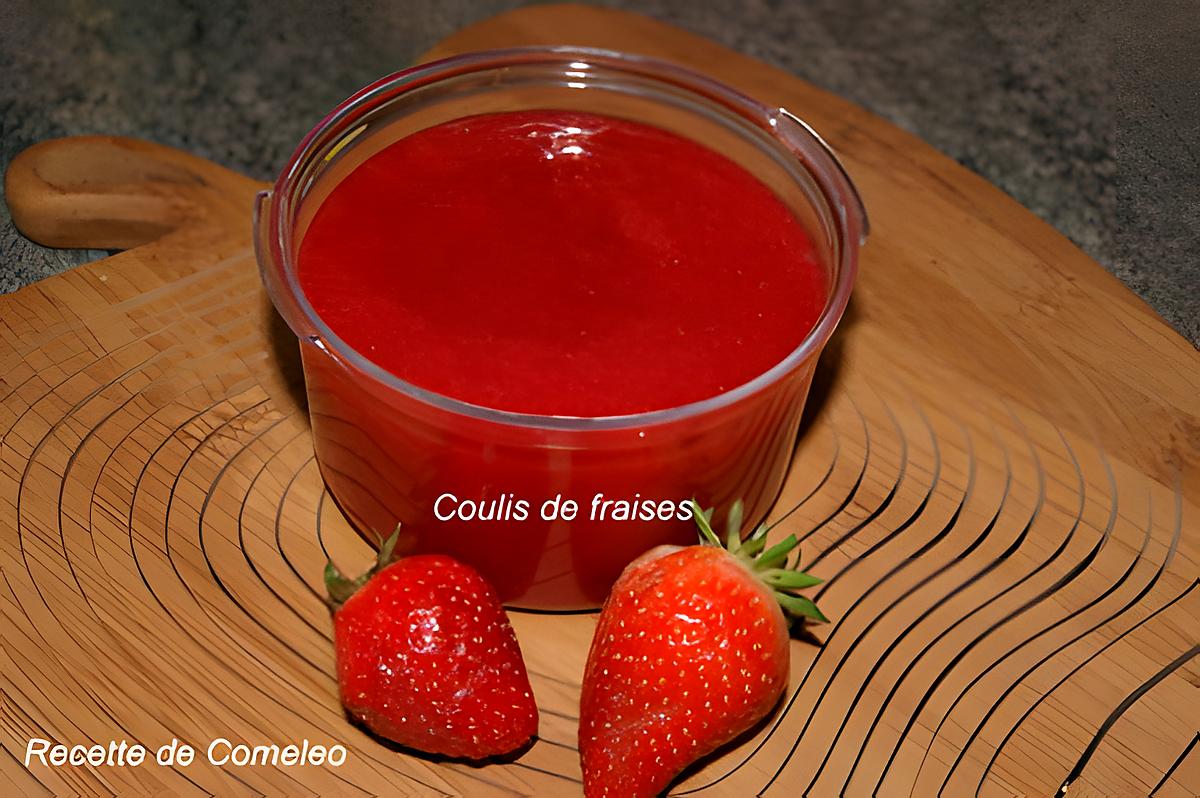 recette Coulis de fraises