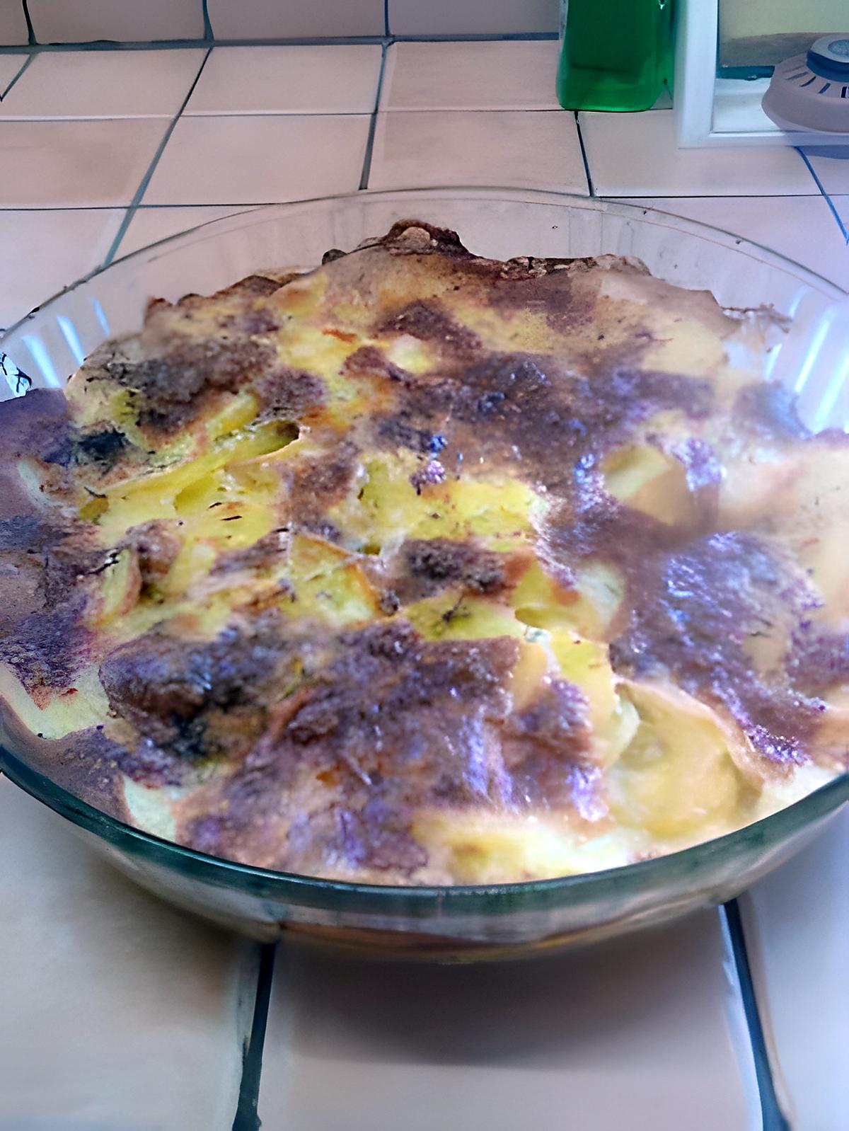 recette Pommes de terre à la venitienne gratinées au four