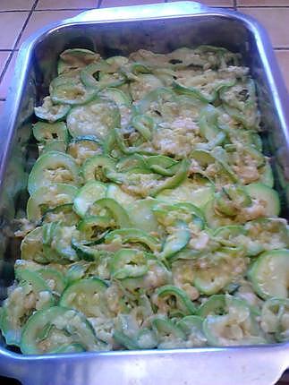 recette Gratin de courgettes parmigiano