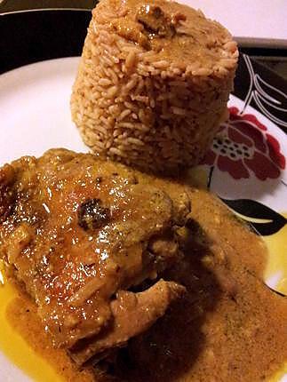 recette Poulet à l'indienne