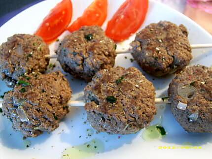 recette brochettes de keftas