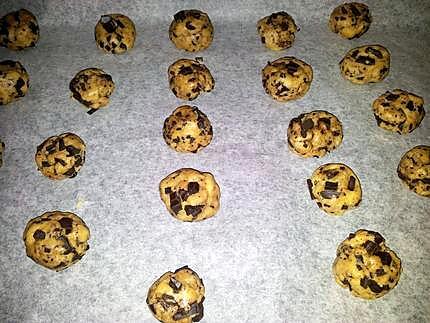 recette Cookies moelleux vanillé aux pépites de chocolat