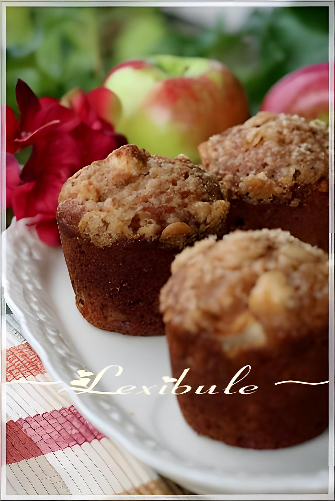 recette Muffins ~tarte aux pommes~