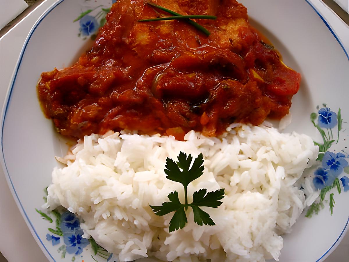 recette Pavés de marlin sauce façon rougail