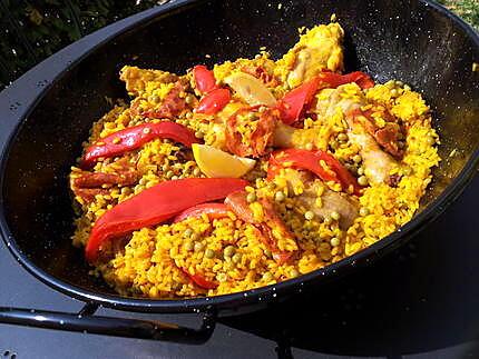 recette Riz à l'espagnol façon paella