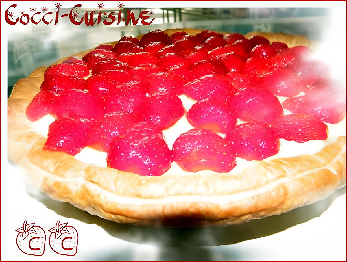 recette Tarte aux Fraises à la crème pâtissière