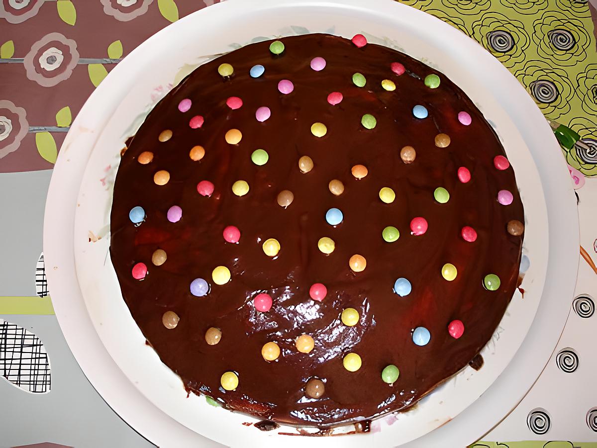 recette gâteau aux pépites de chocolat et smarties