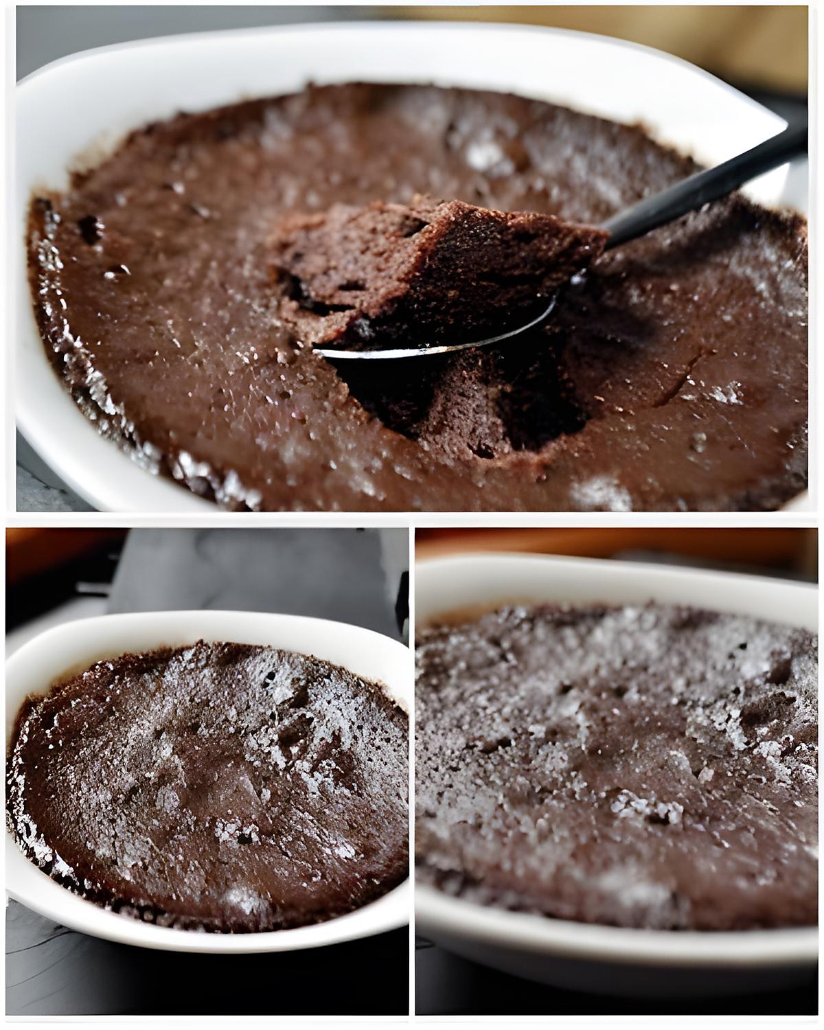 recette Fondant  Chocolat au four micro-ondes