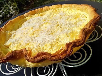 recette Tarte des iles coco ananas parfumée au rhum (dessert concocter pour les 20 ans de ma mini belle soeur et mes 30 ans )